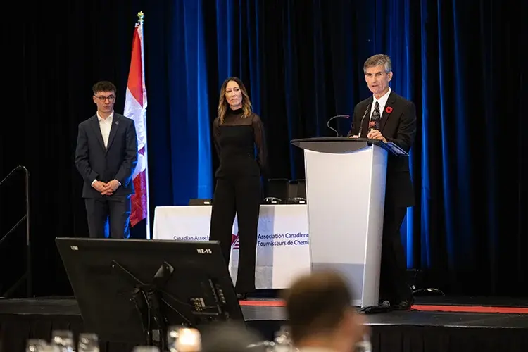 Award ceremony stage photo